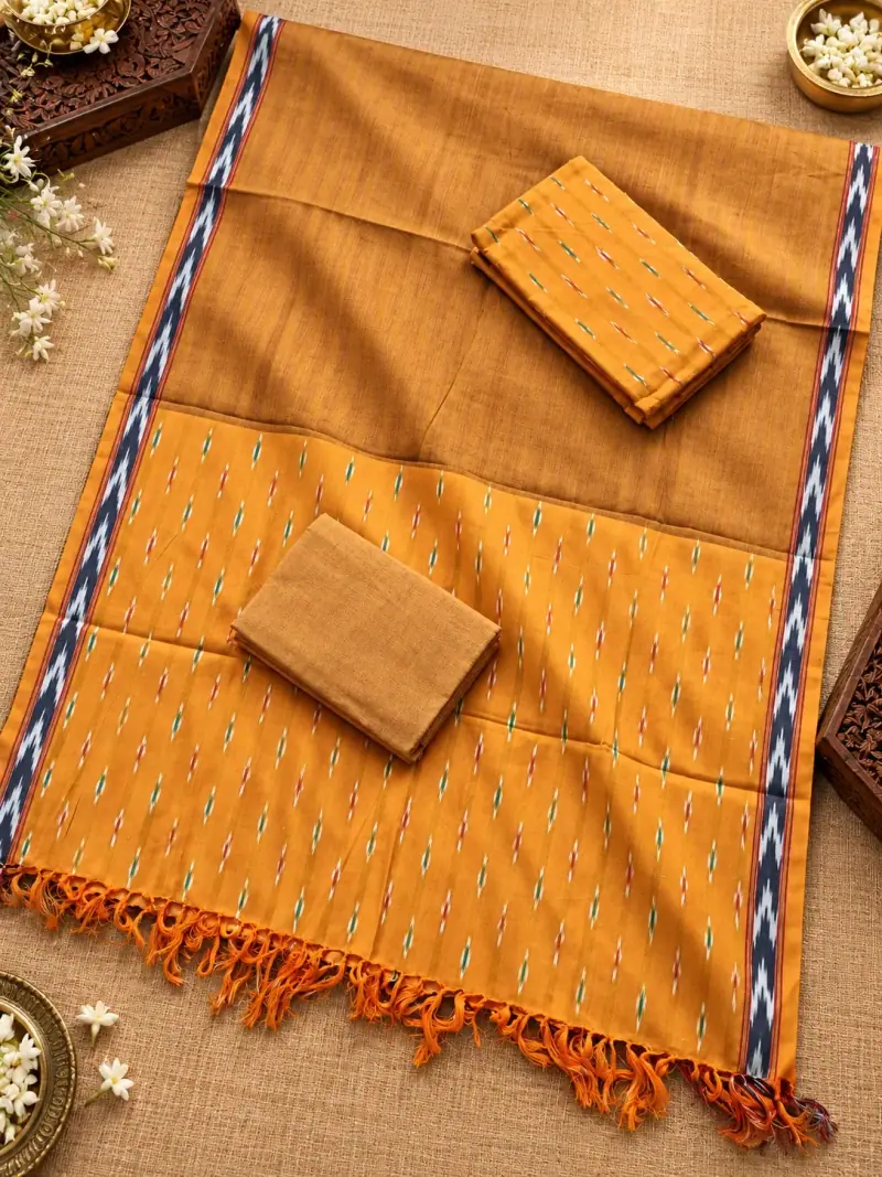 Ikkat Dress Material
