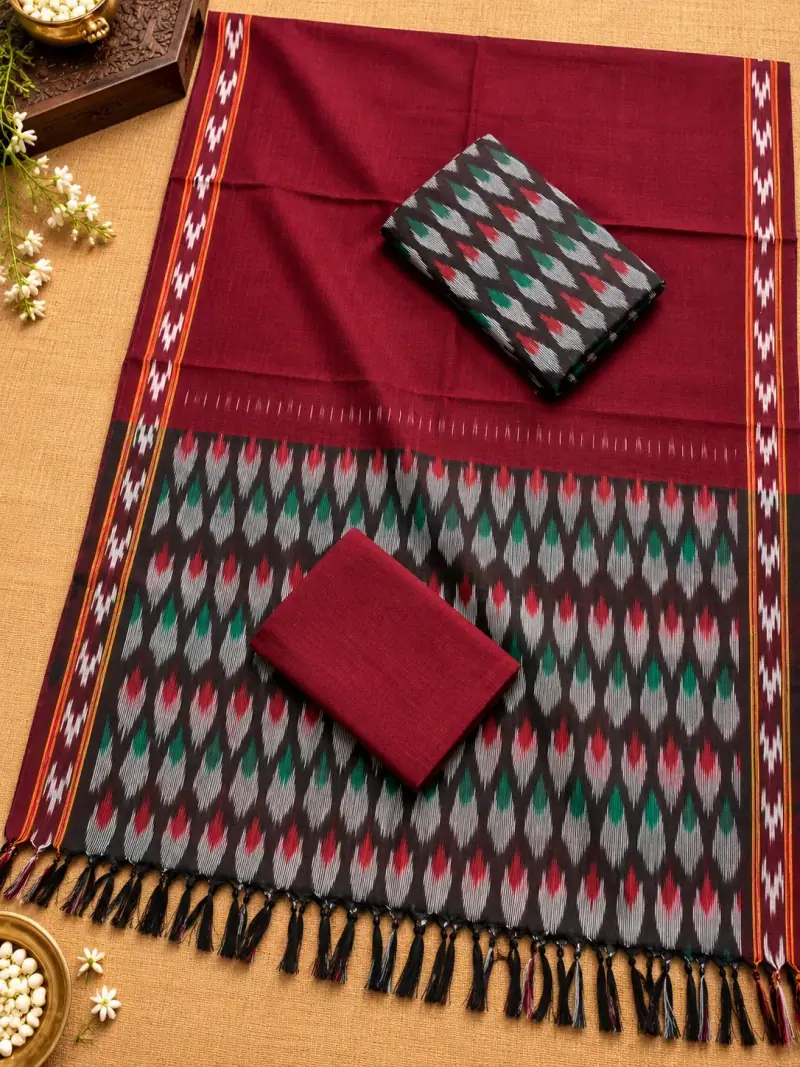 Ikkat Dress Material
