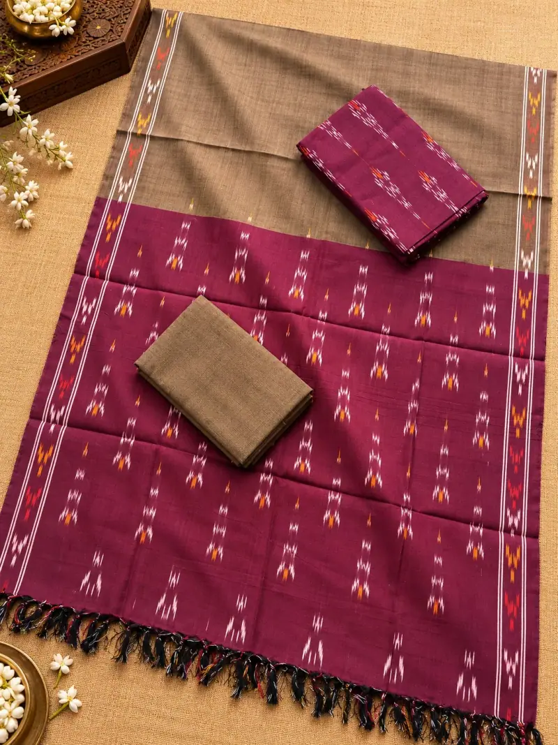 Ikkat Dress Material