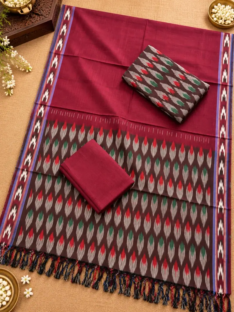 Ikkat Dress Material