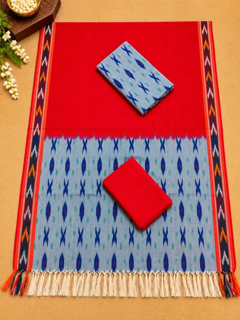 Ikkat Dress Material