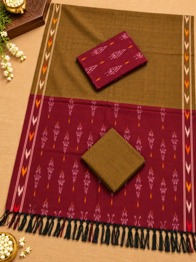 Ikkat Dress Material
