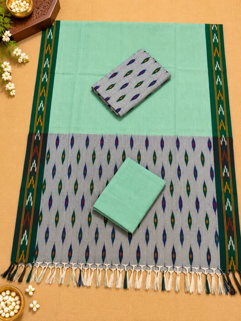 Ikkat Dress Material