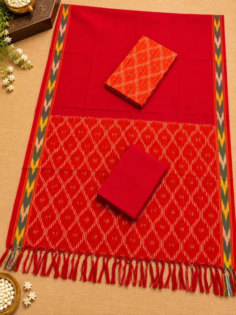 Ikkat Dress Material
