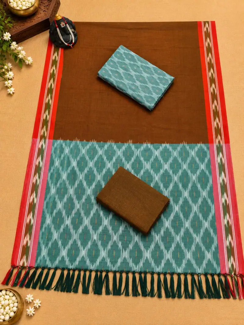 Ikkat Dress Material