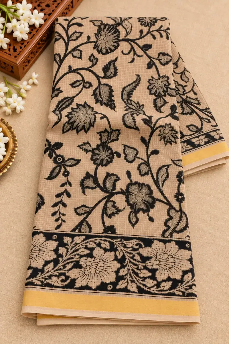 Kalamkari Kota Cotton Saree