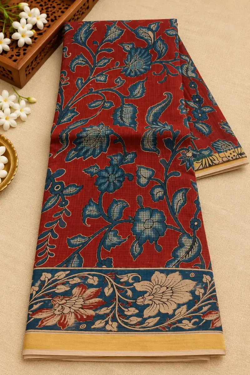 Kalamkari Kota Cotton Saree