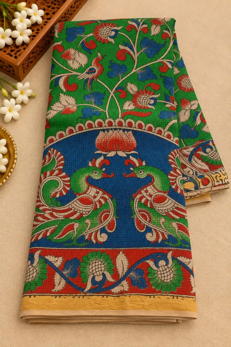 Kalamkari Kota Cotton Saree