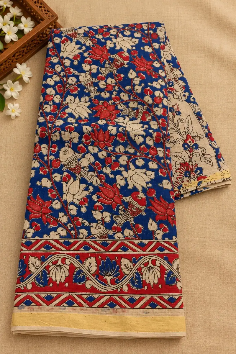 Kalamkari Kota Cotton Saree