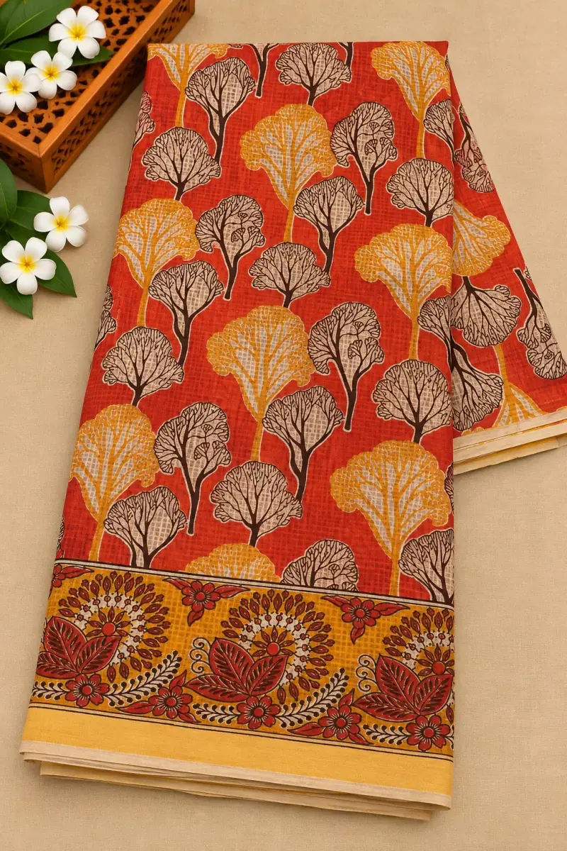 Kalamkari Kota Cotton Saree