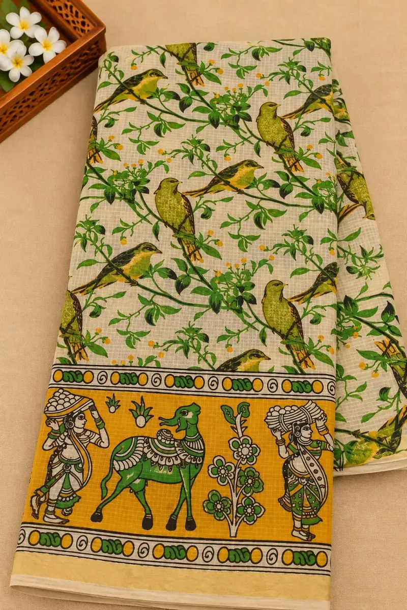 Kalamkari Kota Cotton Saree
