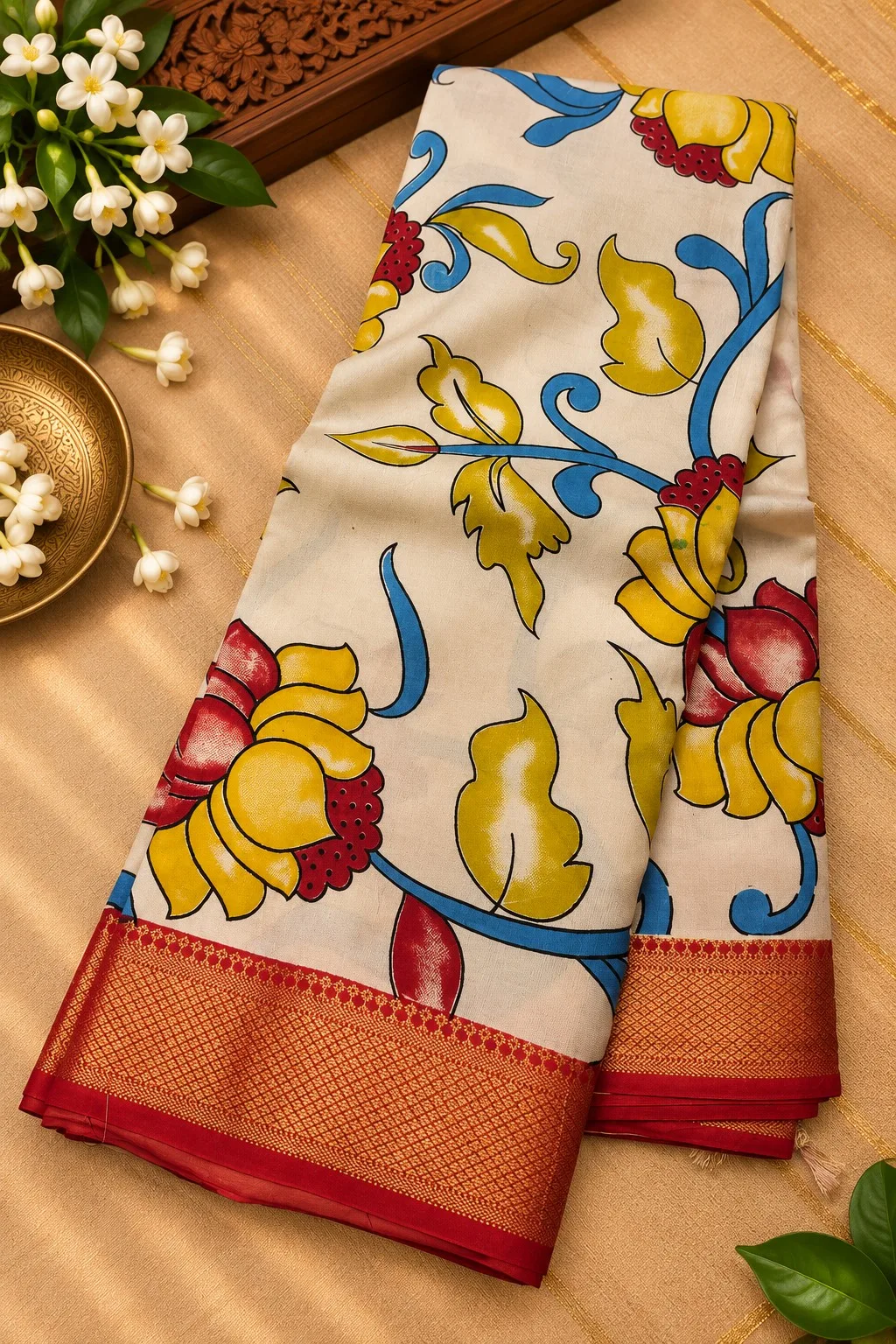 Nizam Border Silk Saree