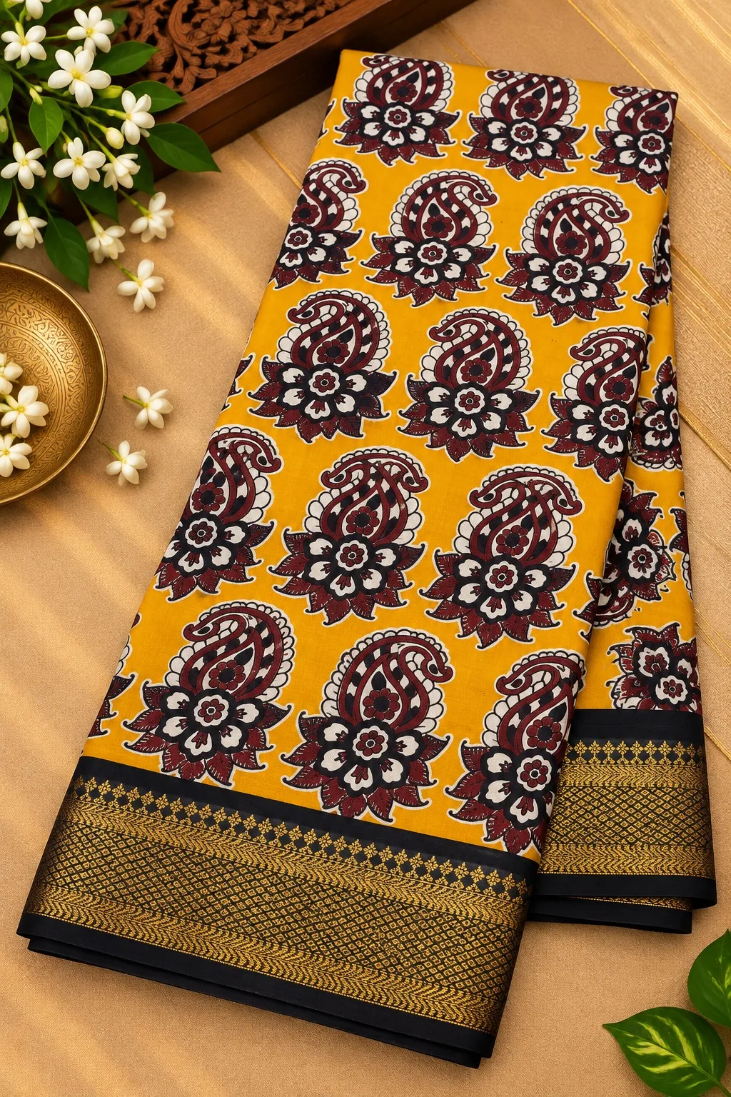 Nizam Border Silk Saree