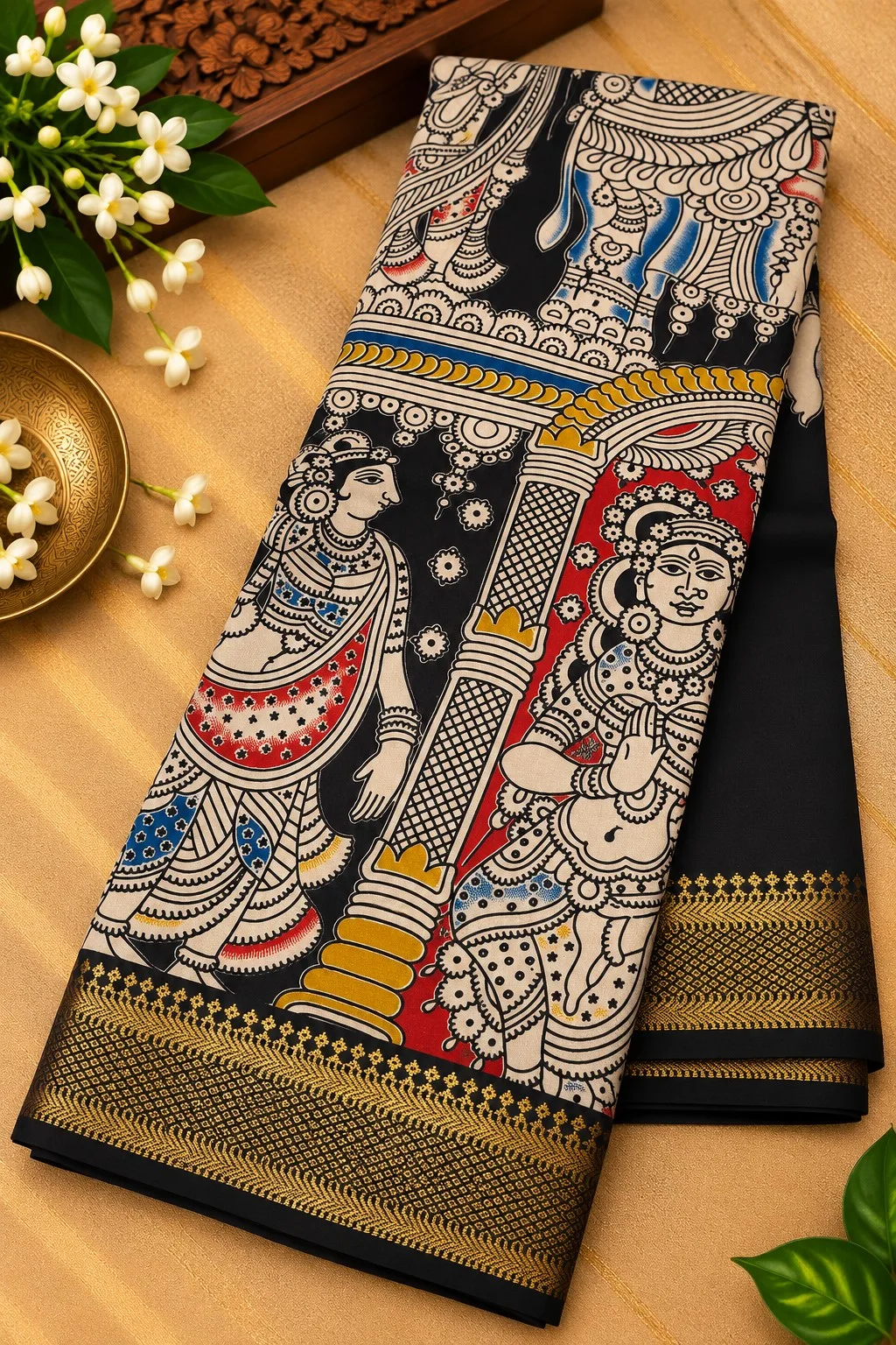 Nizam Border Silk Saree