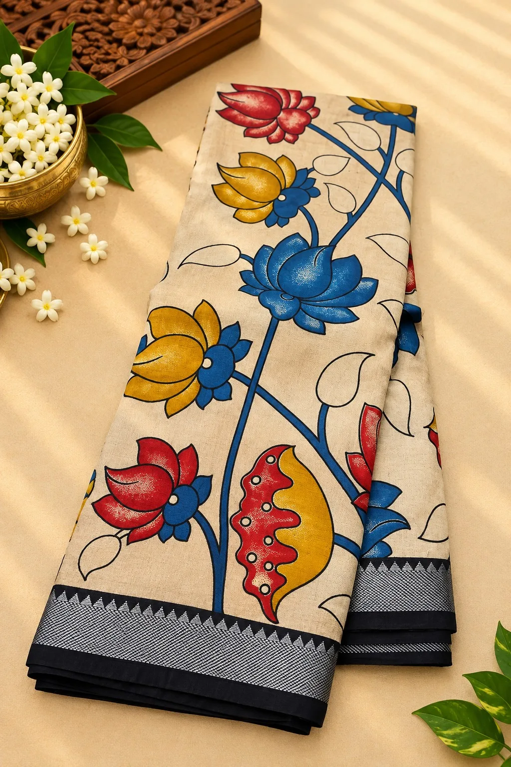 Nizam Border Silk Saree