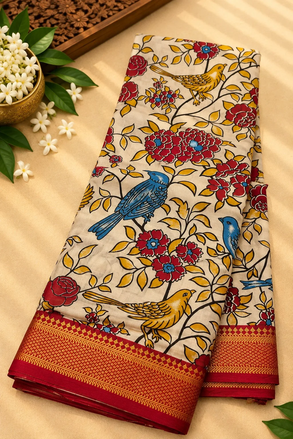 Nizam Border Silk Saree
