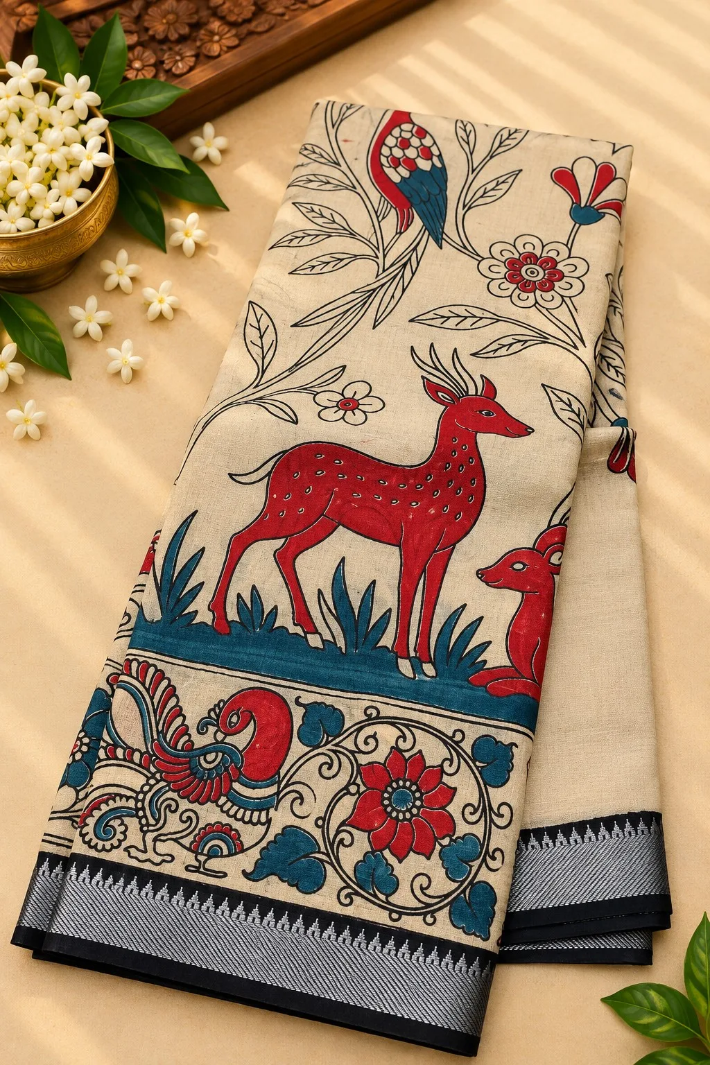 Nizam Border Silk Saree