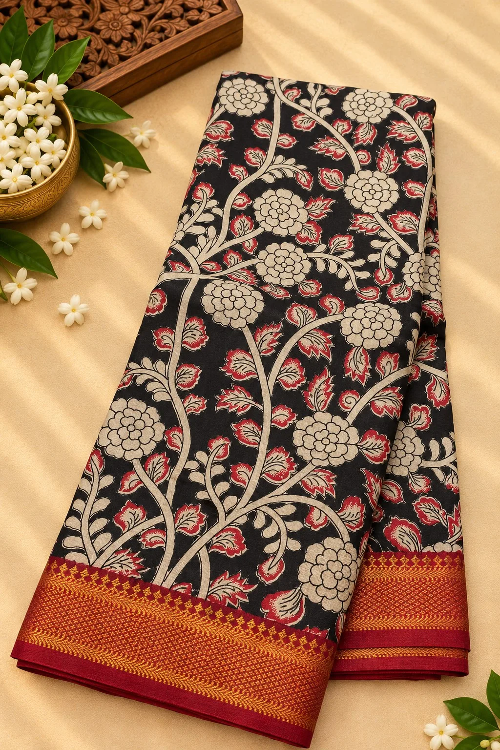 Nizam Border Silk Saree