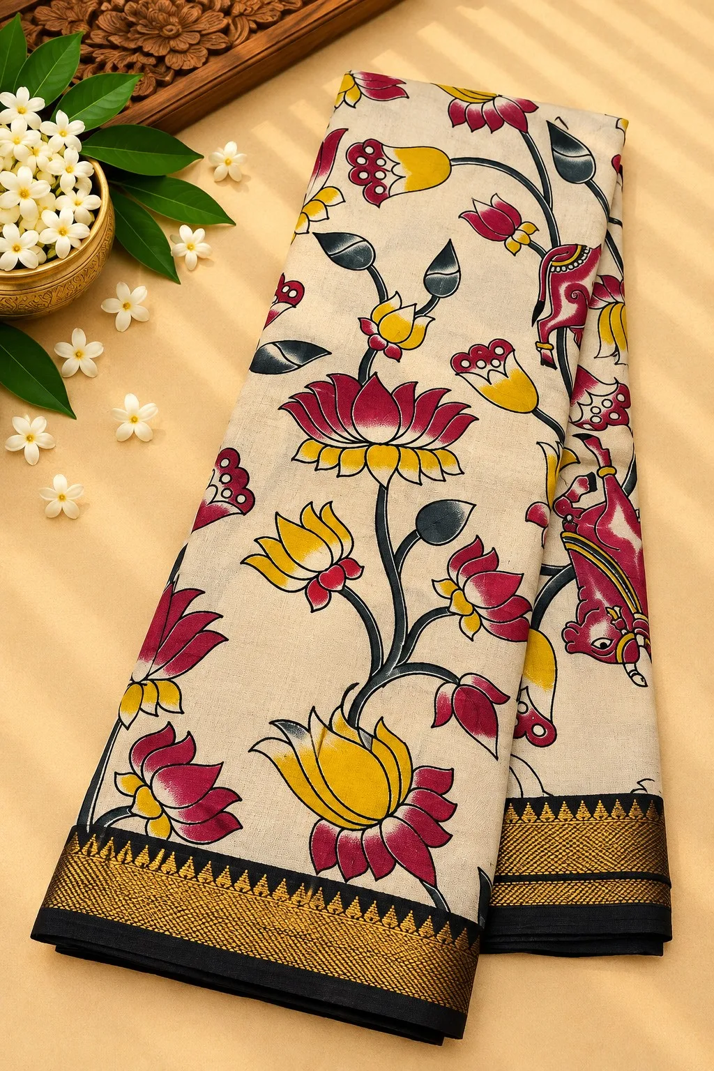Nizam Border Silk Saree