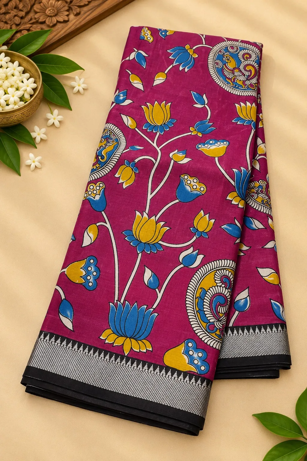 Nizam Border Silk Saree